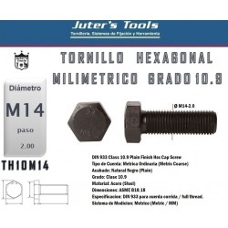 TORNILLO HEXAGONAL M14-2.0...