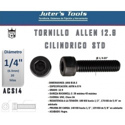 ALLEN CILINDRICO 1/4-20"...