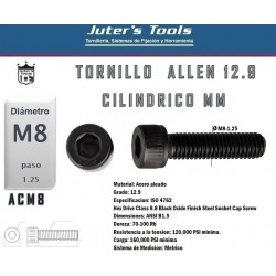 ALLEN CILINDRICO M8-1.25...