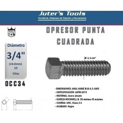 OPRESOR CABEZA CUADRADA 3/4-10"