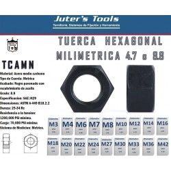 TUERCA HEXAGONAL 8.8...