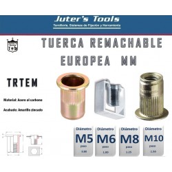 TUERCA REMACHABLE EUROPEA MM