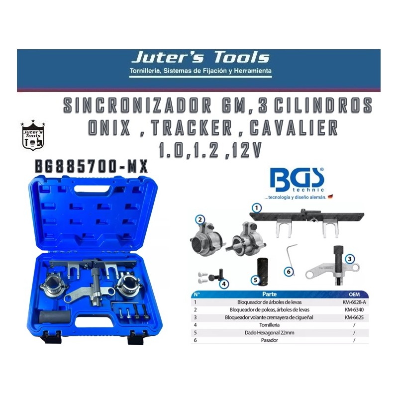 BGS SINCRONIZADOR GM 3 CILINDROS ONIX TRACKER CAVALIER 1.0 -1.2 BGS SINCRONIZADOR GM 3 CILINDROS ONIX TRACKER CAVALIER 1.0 -1.2