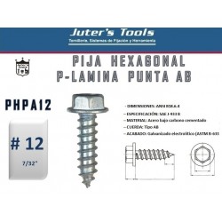 PIJA HEXAGONAL PARA LAMINA PUNTA AB #12