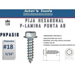 PIJA HEXAGONAL PARA LAMINA PUNTA AB #18