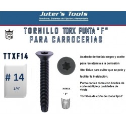 TORNILLO TOX CARROCERO PUNTA F 1/4"