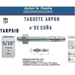 TAQUETE ARPON DE 5/16"