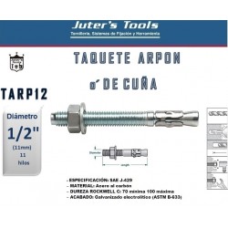 TAQUETE ARPON DE 1/2"