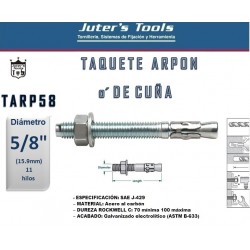 TAQUETE ARPON DE 5/8"