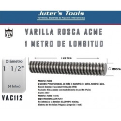 VARILLA ROSCA ACME 1-1/2-4H...