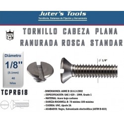 TORNILLO CABEZA PLANA...