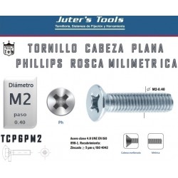 TORNILLO CABEZA PLANA...