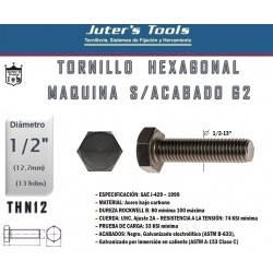 TORNILLO HEXAGONAL MAQUINA SAE G2 1/2-13" CUERDA CORRIDA