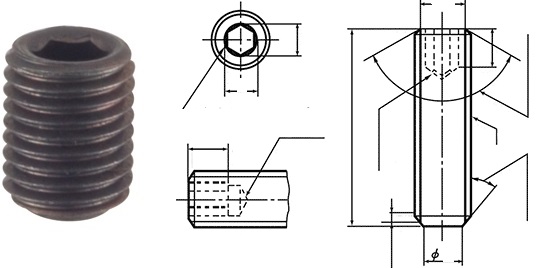 OPRESOR HEXAGONAL PUNTA COPA