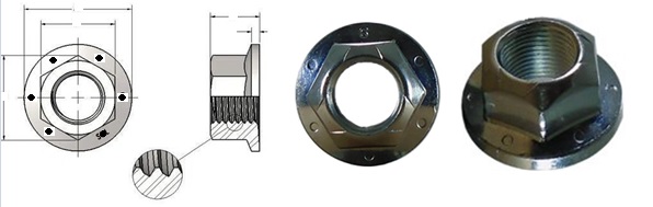 TUERCA FLANGE GRIPCO