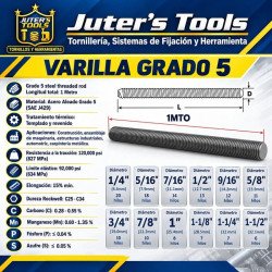 VARILLA GRADO 5