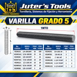VARILLA GRADO 5